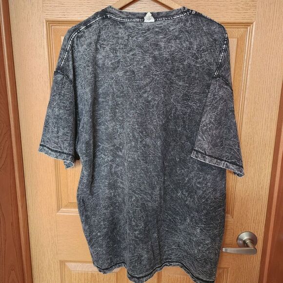 Vintage 1990s Batman Black Acid Wash DC Comics Reversible to Catwomen Shirt 2XL - Picture 16 of 16